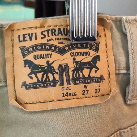 Levi’s 511 Boys denim pants khakis 14R. Used in great conditions. - Picture 5 of 12